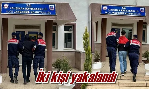 İki kişi yakalandı