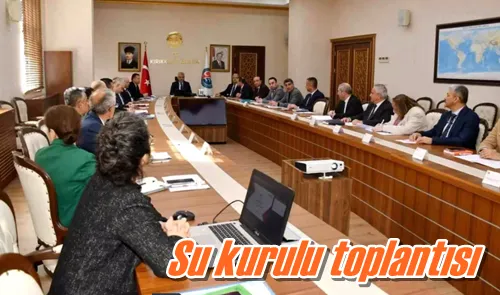 Su kurulu toplantısı