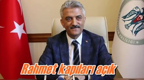 Rahmet kapıları açık