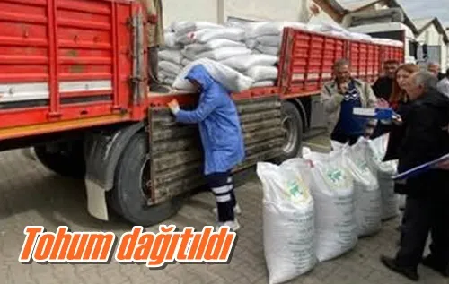 Tohum dağıtıldı
