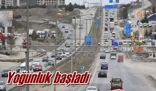 Yoğunluk başladı