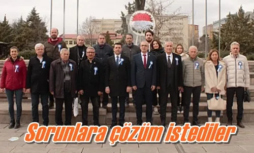 Sorunlara çözüm istediler