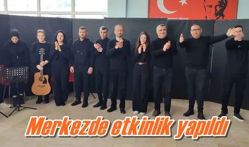 Merkezde etkinlik yapıldı