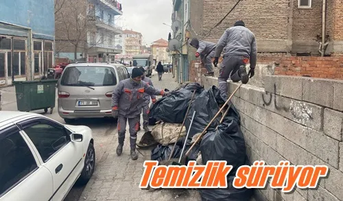 Temizlik sürüyor