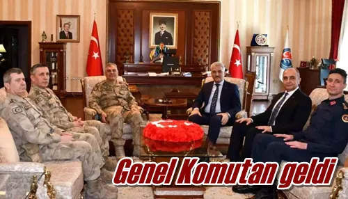 Genel Komutan geldi