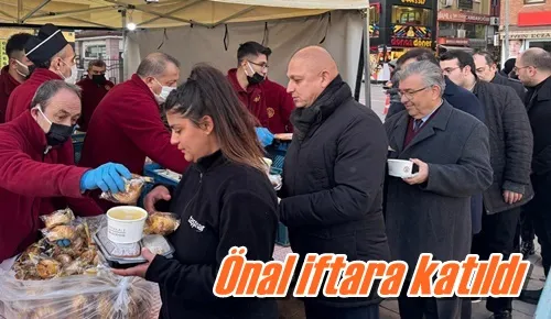 Önal iftara katıldı