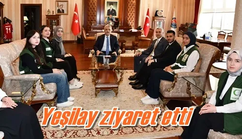 Yeşilay ziyaret etti