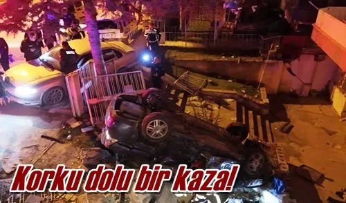 Korku dolu bir kaza!