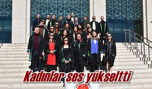 Kadınlar ses yükseltti
