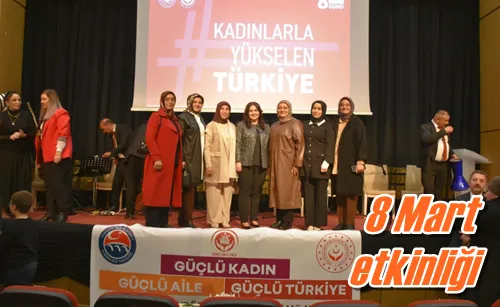 8 Mart etkinliği