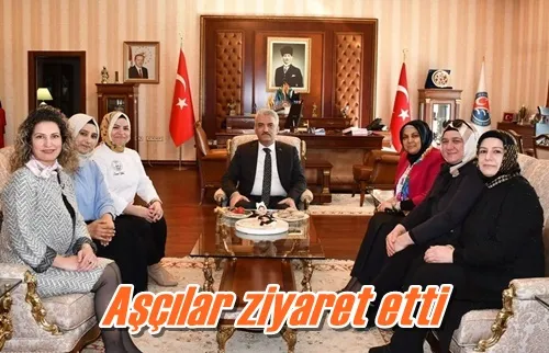 Aşçılar ziyaret etti