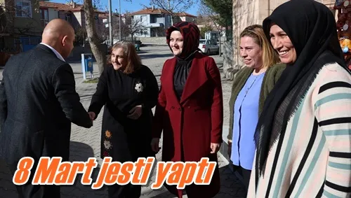8 Mart jesti yaptı