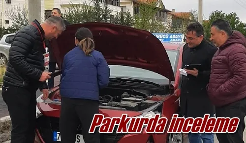 Parkurda inceleme