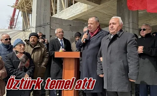 Öztürk temel attı