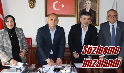 Sözleşme imzalandı