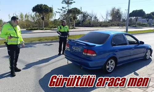Gürültülü araca men