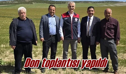 Don toplantısı yapıldı