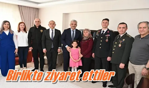 Birlikte ziyaret ettiler