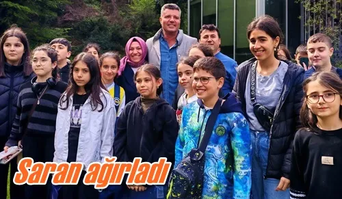 Saran ağırladı