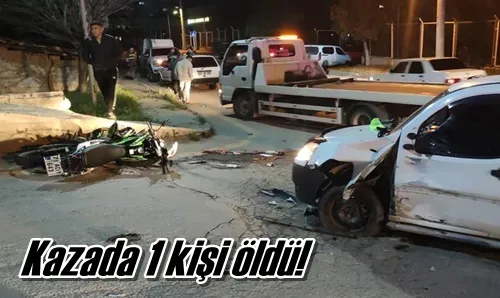 Kazada 1 kişi öldü!