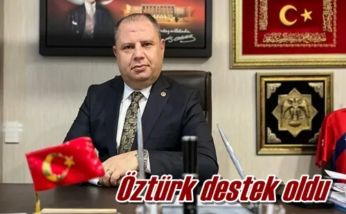 Öztürk destek oldu