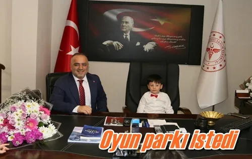 Oyun parkı istedi