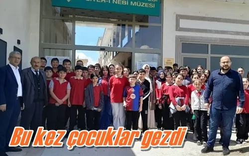 Bu kez çocuklar gezdi