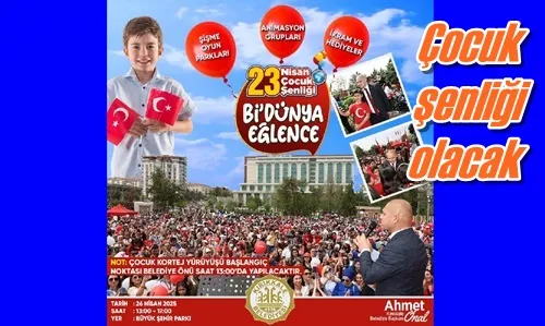 Çocuk şenliği olacak