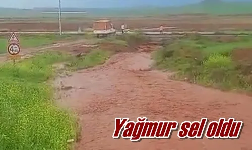 Yağmur sel oldu