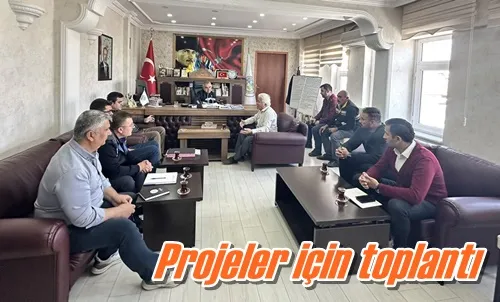 Projeler için toplantı