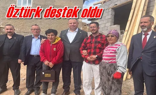 Öztürk destek oldu
