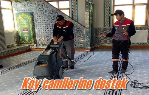 Köy camilerine destek