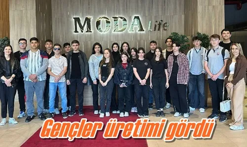 Gençler üretimi gördü