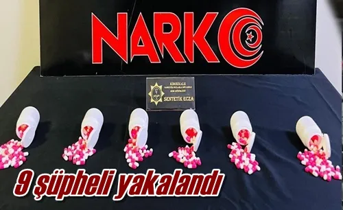 9 şüpheli yakalandı