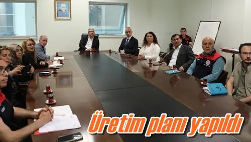 Üretim planı yapıldı