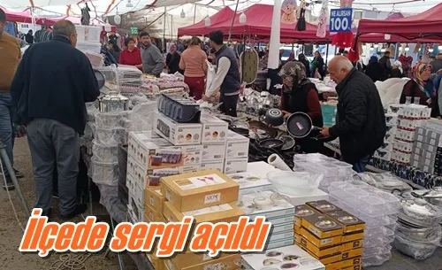 İlçede sergi açıldı