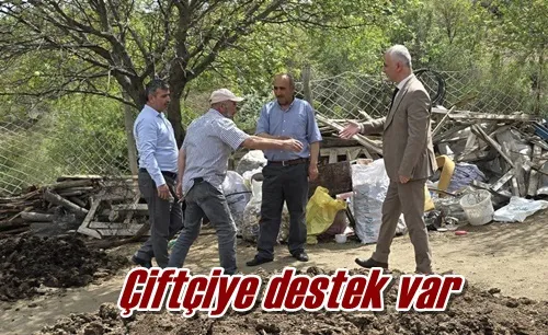 Çiftçiye destek var