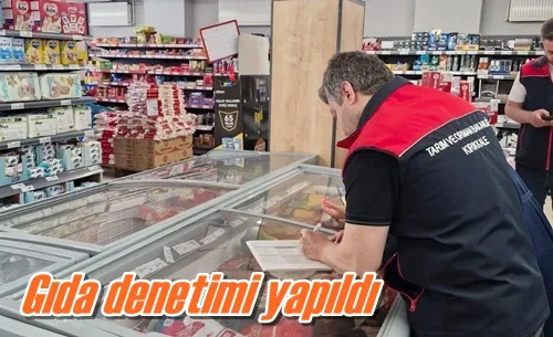 Gıda denetimi yapıldı