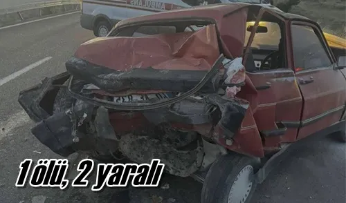 1 ölü, 2 yaralı