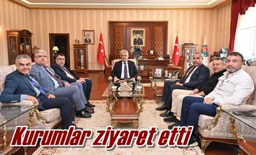 Kurumlar ziyaret etti