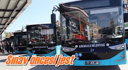 Sınav öncesi jest