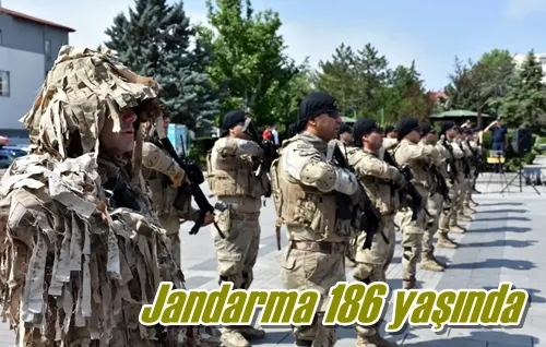 Jandarma 186 yaşında