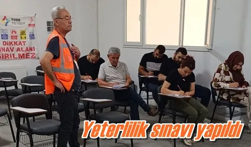 Yeterlilik sınavı yapıldı