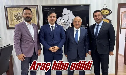 Araç hibe edildi