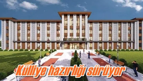 Külliye hazırlığı sürüyor