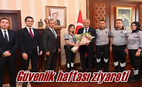 Güvenlik haftası ziyareti