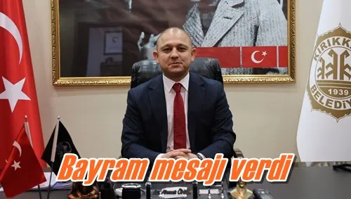 Bayram mesajı verdi