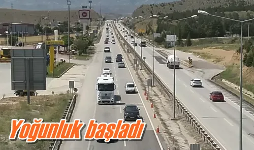 Yoğunluk başladı