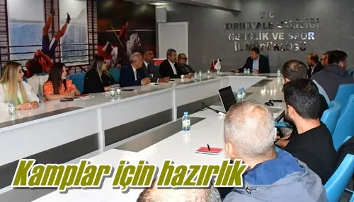 Kamplar için hazırlık