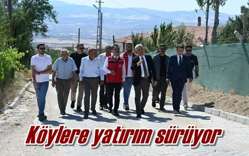 Köylere yatırım sürüyor